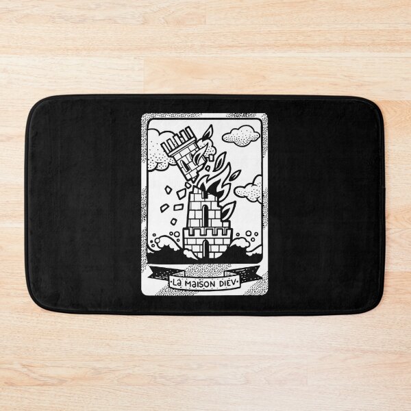Item preview, Tarot playing card Tower sketch vector. Orilium. Black designed and sold by IronicEmpire.