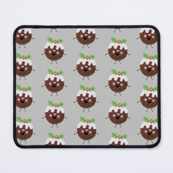 Item preview, Christmas Pudding 2 -  Grey Background designed and sold by Helen McCartney Designs.