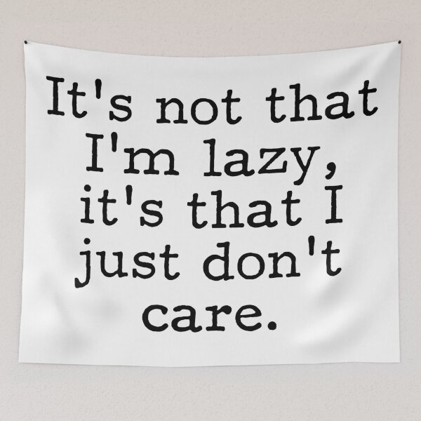 Item preview, Not Lazy designed and sold by AlternativeArt.