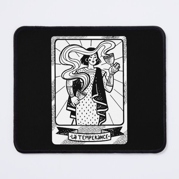 Item preview, Tarot playing card Temperance sketch vector. Orilium. Black designed and sold by IronicEmpire.