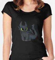 toothless Women's Fitted Scoop T-Shirt