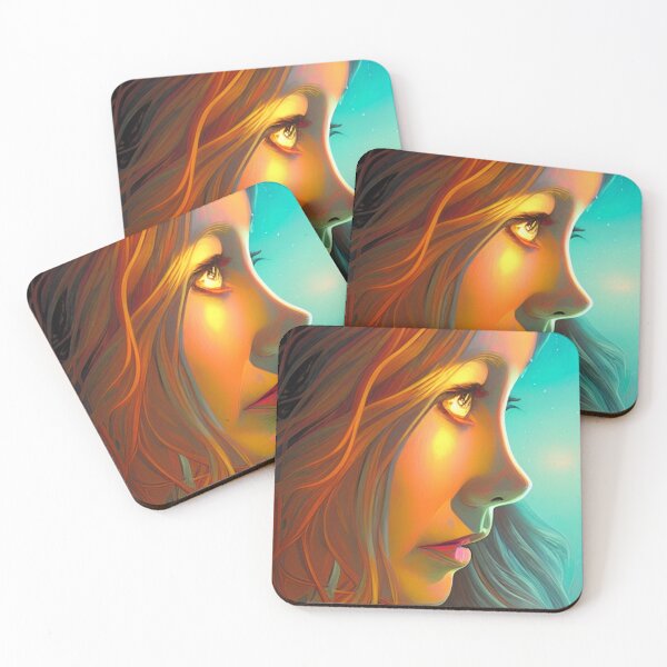 Item preview, A digital painting portrait of a beautiful girl. designed and sold by Art-Vibrations.
