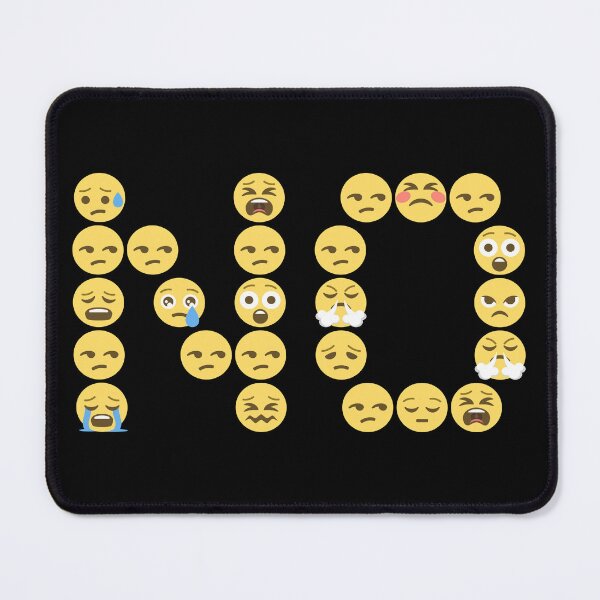 Item preview, NO Frustrated Emojis designed and sold by Parag's Travel Shop.
