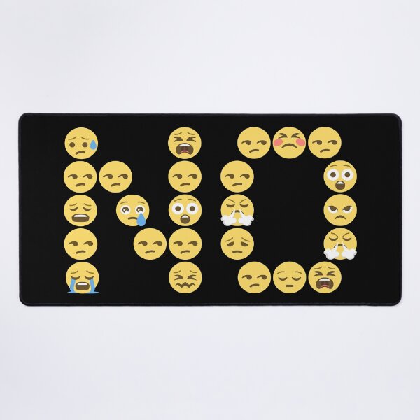 Item preview, NO Frustrated Emojis designed and sold by Parag's Travel Shop.
