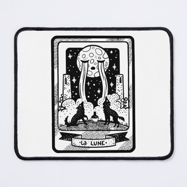 Item preview, Tarot playing card Moon sketch vector. Orilium designed and sold by IronicEmpire.