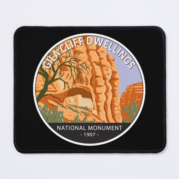 Item preview, Gila Cliff Dwellings National Monument New Mexico Circle designed and sold by KrisSidDesigns.