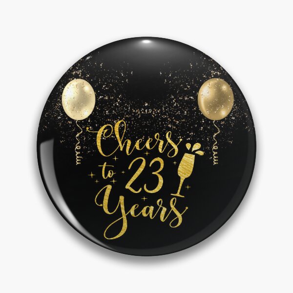 Item preview, Cheers to 23 Years | 23rd Birthday Anniversary designed and sold by Karry-Pat.