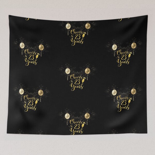 Item preview, Cheers to 23 Years | 23rd Birthday Anniversary designed and sold by Karry-Pat.
