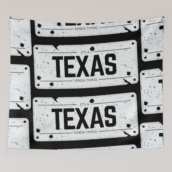 Item preview, Its a TEXAS kinda thing number plate distressed designed and sold by 133DandC.