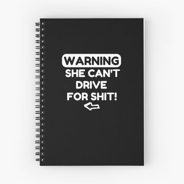 Item preview, Warning She Can't Drive For Shit Funny Matching Couples designed and sold by Creative Nebula ☑️.