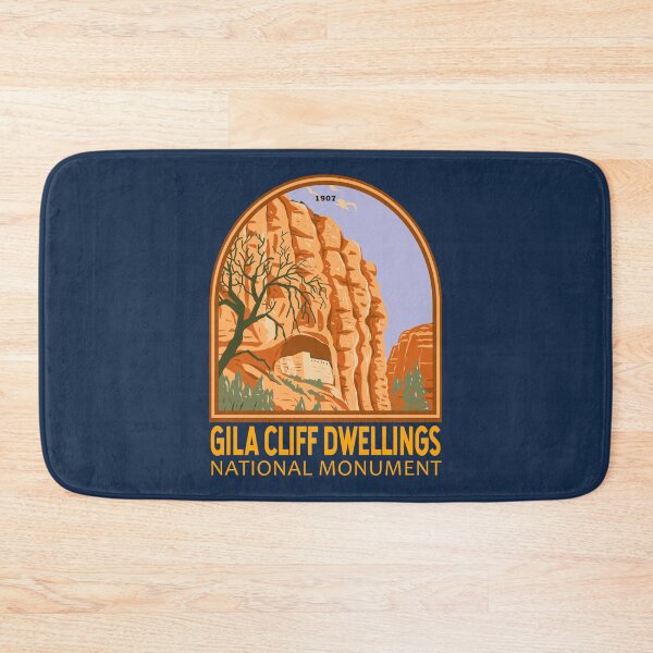 Item preview, Gila Cliff Dwellings National Monument New Mexico Emblem designed and sold by KrisSidDesigns.