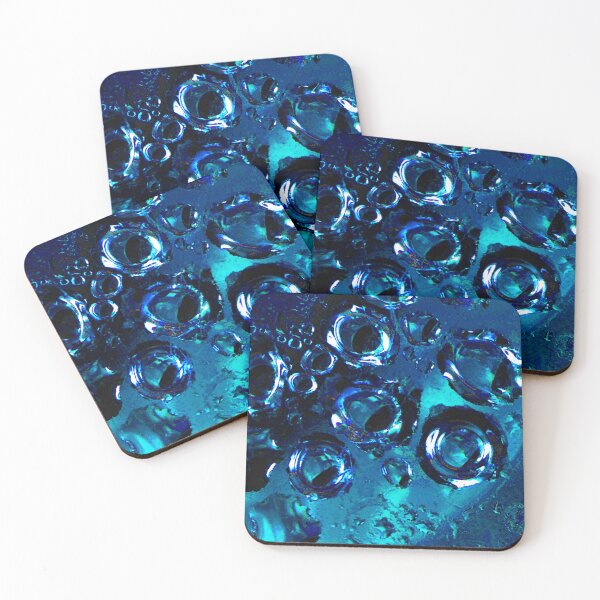Item preview, Deep Water Organic Abstract Blue Art designed and sold by Sharon Cummings Art.