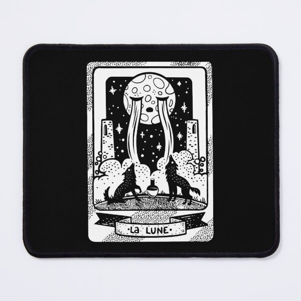 Item preview, Tarot playing card Moon sketch vector. Orilium. Black designed and sold by IronicEmpire.
