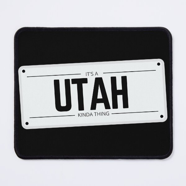 Item preview, Its a UTAH kinda thing number plate  designed and sold by 133DandC.