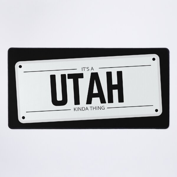 Item preview, Its a UTAH kinda thing number plate  designed and sold by 133DandC.