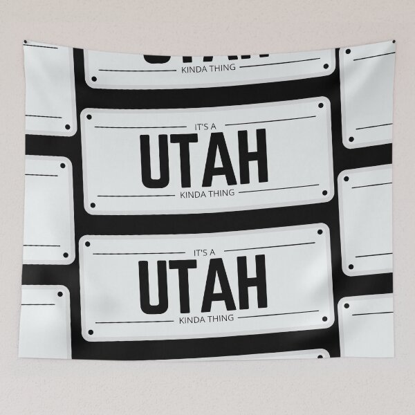 Item preview, Its a UTAH kinda thing number plate  designed and sold by 133DandC.