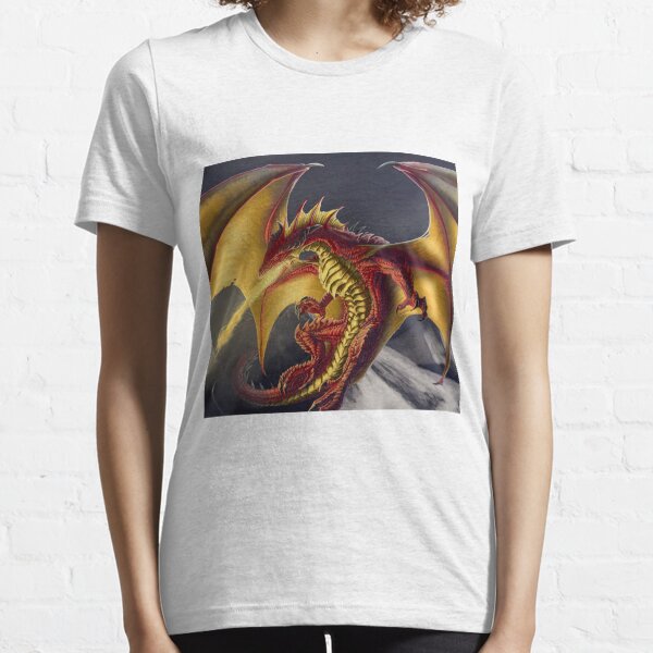 Red Gold Dragon Essential T-Shirt