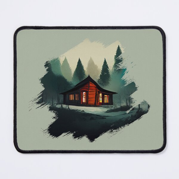 Item preview, Beautiful Cabin in the Woods designed and sold by MadSwellDesigns.