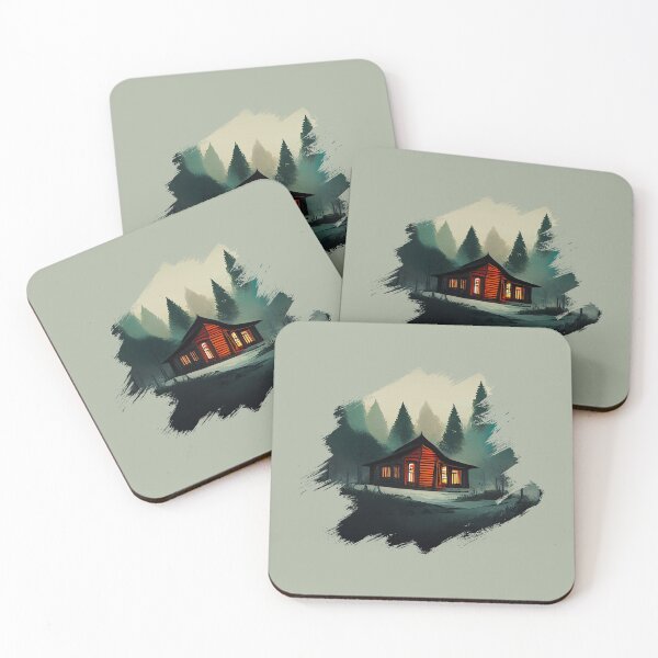 Item preview, Beautiful Cabin in the Woods designed and sold by MadSwellDesigns.