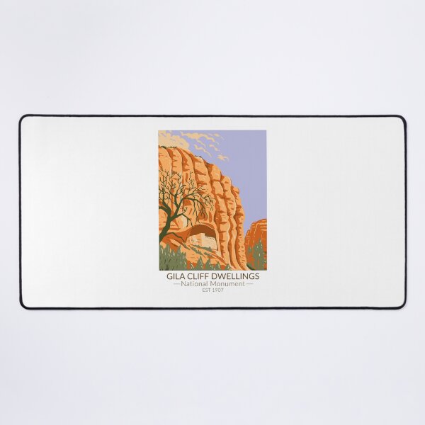 Item preview, Gila Cliff Dwellings National Monument New Mexico Vintage designed and sold by KrisSidDesigns.