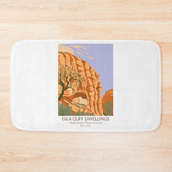 Item preview, Gila Cliff Dwellings National Monument New Mexico Vintage designed and sold by KrisSidDesigns.