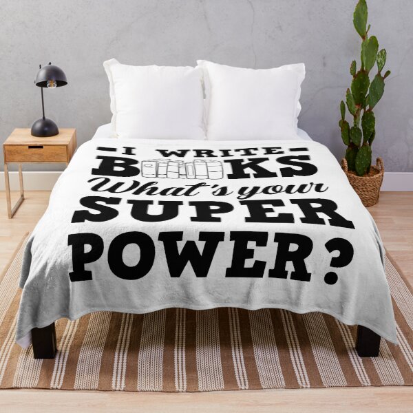 Item preview, I Write Books What's Your Superpower , Funny Author Writer designed and sold by Every Pet Shirts.