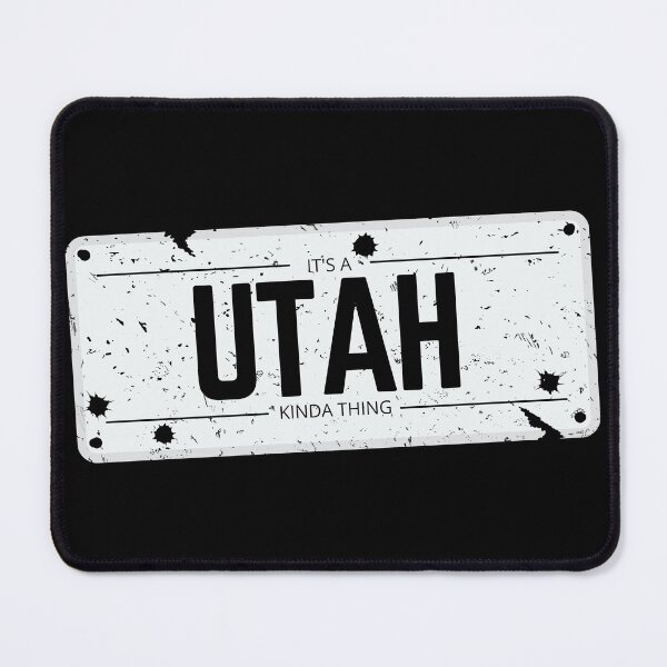 Item preview, Its a UTAH kinda thing number plate distressed designed and sold by 133DandC.