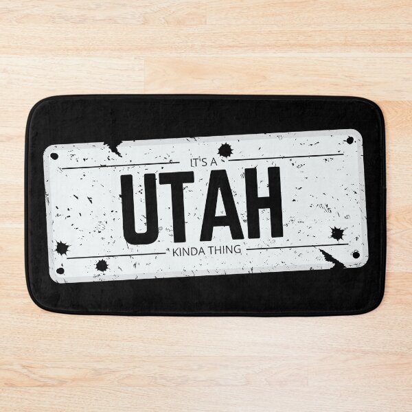 Item preview, Its a UTAH kinda thing number plate distressed designed and sold by 133DandC.