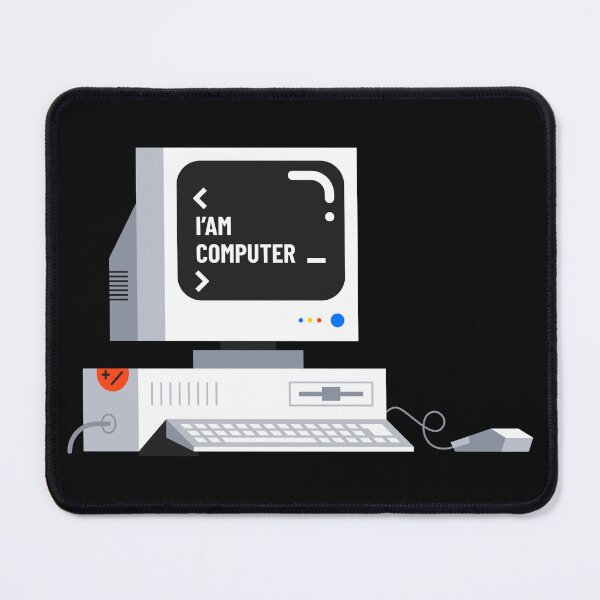 Item preview, Old Computer Notification Bar Tandy 80s i'am computer designed and sold by MediTees.