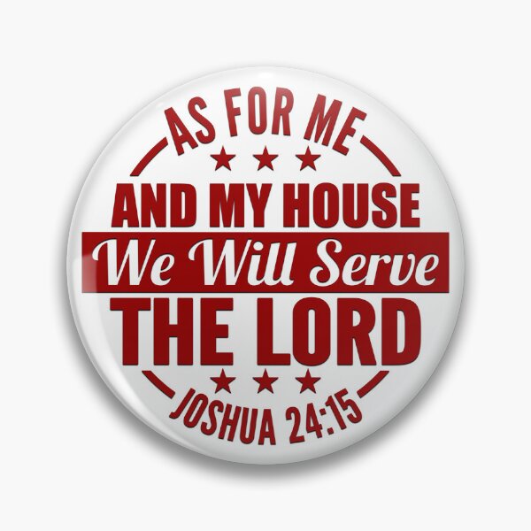 Item preview, As for Me And My House, We Will Serve The Lord - Bible Verse designed and sold by KalorCreations.