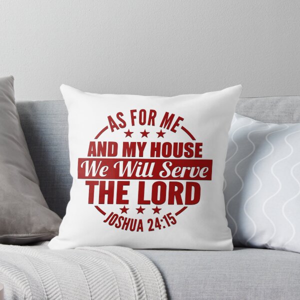 Item preview, As for Me And My House, We Will Serve The Lord - Bible Verse designed and sold by KalorCreations.