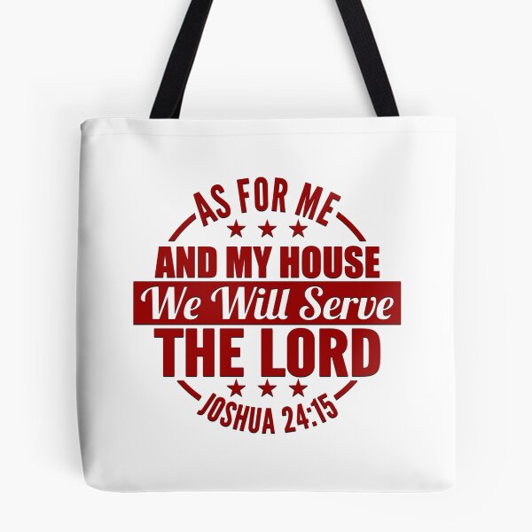Item preview, As for Me And My House, We Will Serve The Lord - Bible Verse designed and sold by KalorCreations.