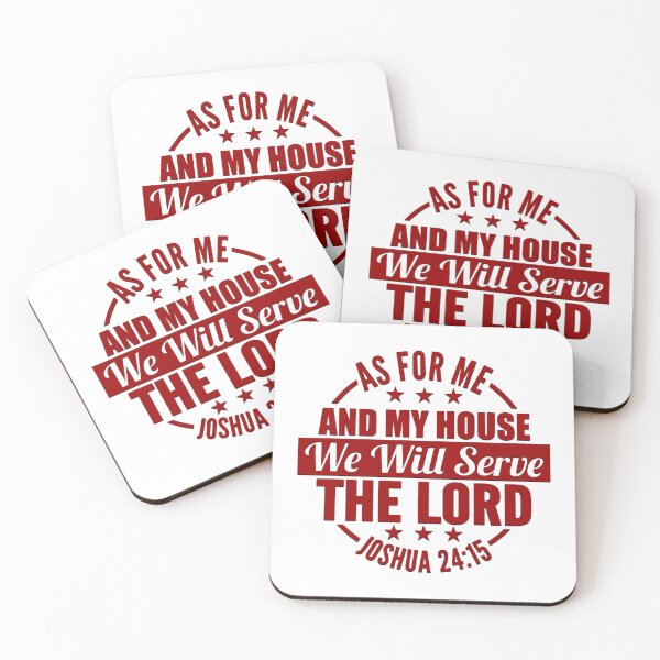 Item preview, As for Me And My House, We Will Serve The Lord - Bible Verse designed and sold by KalorCreations.