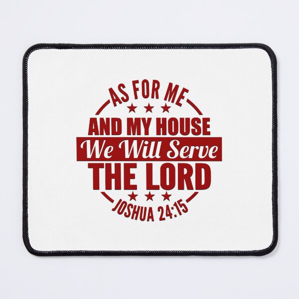 Item preview, As for Me And My House, We Will Serve The Lord - Bible Verse designed and sold by KalorCreations.