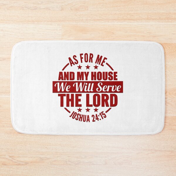 Item preview, As for Me And My House, We Will Serve The Lord - Bible Verse designed and sold by KalorCreations.