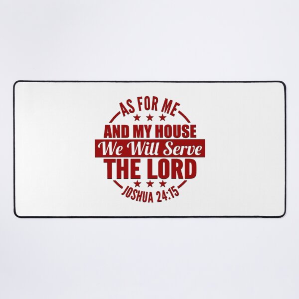 Item preview, As for Me And My House, We Will Serve The Lord - Bible Verse designed and sold by KalorCreations.