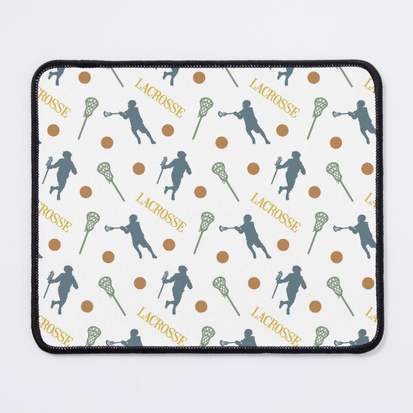 Item preview, Muted Warm Colors Male Lacrosse Player Pattern designed and sold by Susan Says.