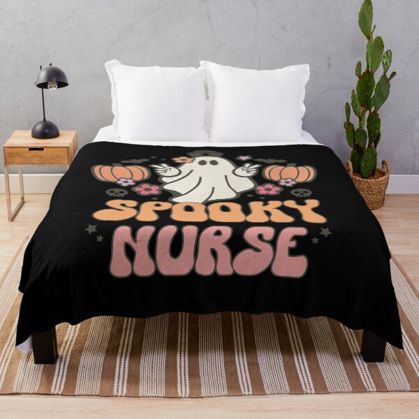 Item preview, Spooky Nurse halloween scary pumpkin funny cute vintage designed and sold by elizabethdawnn.