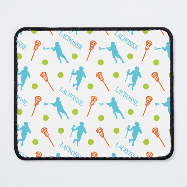Item preview, Bright Tropical Colors Male Lacrosse Player Pattern designed and sold by Susan Says.