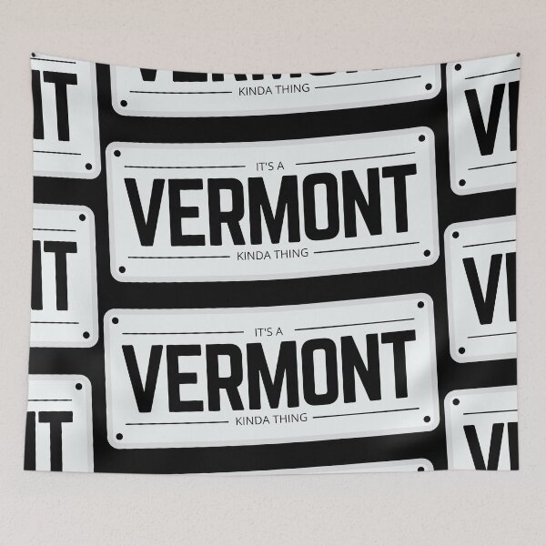 Item preview, Its a VERMONT kinda thing number plate  designed and sold by 133DandC.