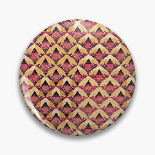 Item preview, Seamless Futuristic African Inspired Print Zenta Pattern by Artificial Intelligence designed and sold by kirici.