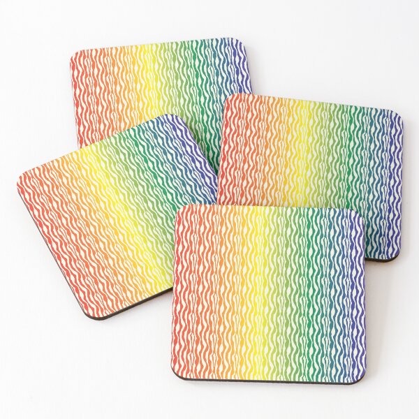 Item preview, Rainbow Zebra Pattern Print designed and sold by ValeriesGallery.