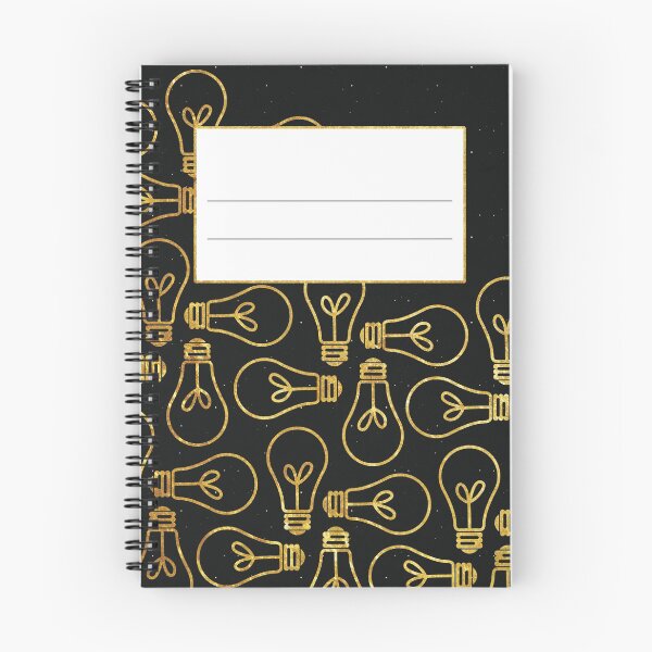 Item preview, Lightbulb Notebook designed and sold by helvitiis.