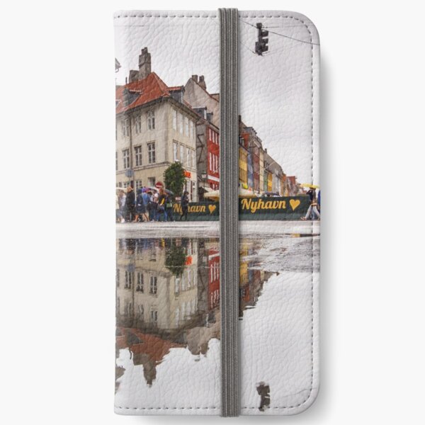 Rainy day reflections iPhone Wallet