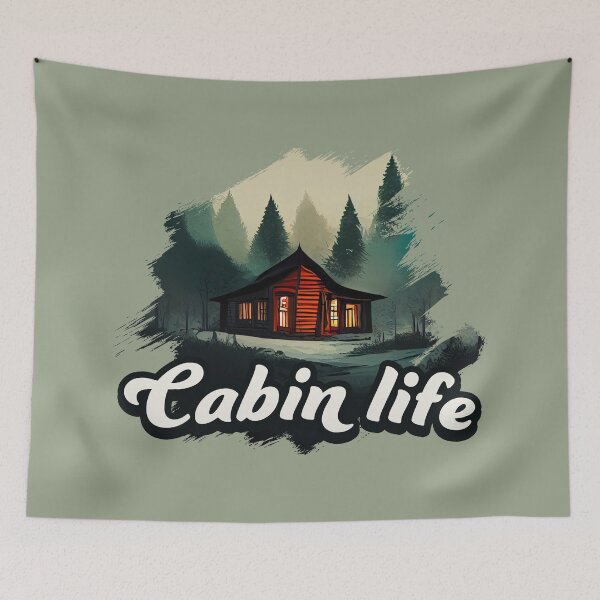 Item preview, Cabin Life designed and sold by MadSwellDesigns.