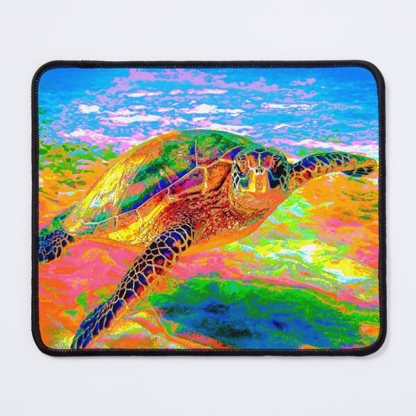 Item preview, Rainbow Sea Turtle designed and sold by Bad Habits Lounge Studio.