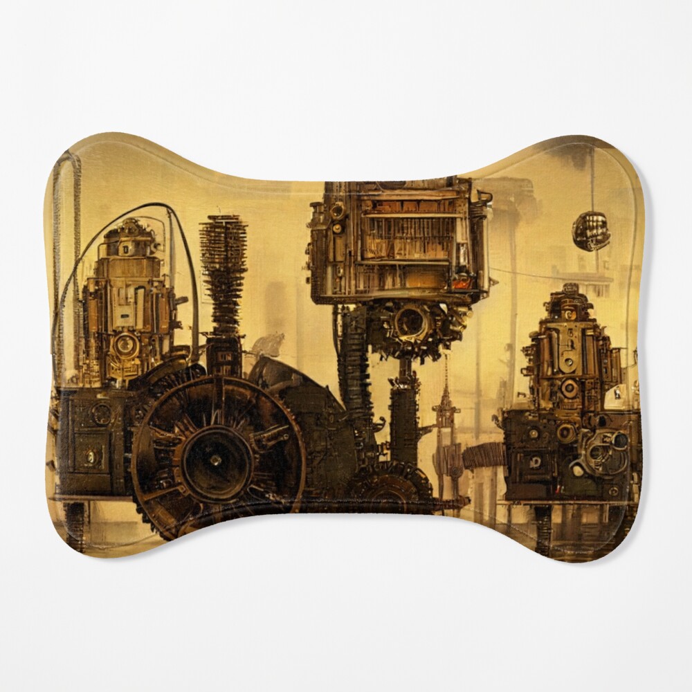 Steampunk Coffee Butler, an art print by M. C. Matz - INPRNT