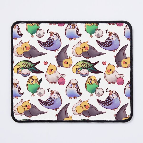 Item preview, Budgies & Cockatiels designed and sold by EllenorMererid.