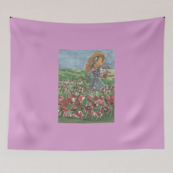 Item preview, Girl in the Poppy Field designed and sold by mila-ola.