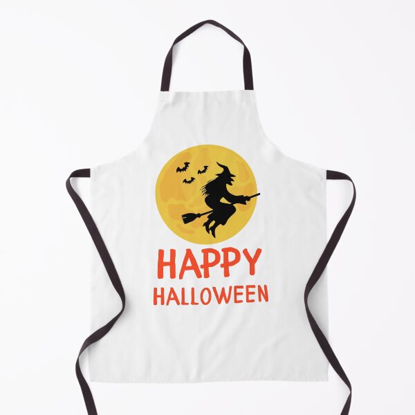 Item preview, Happy Halloween Moon with Witch Design designed and sold by WBP Mart.